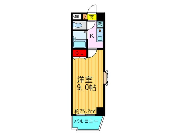 ＥＬＳＣＩＯＮ（エルシオン）の物件間取画像